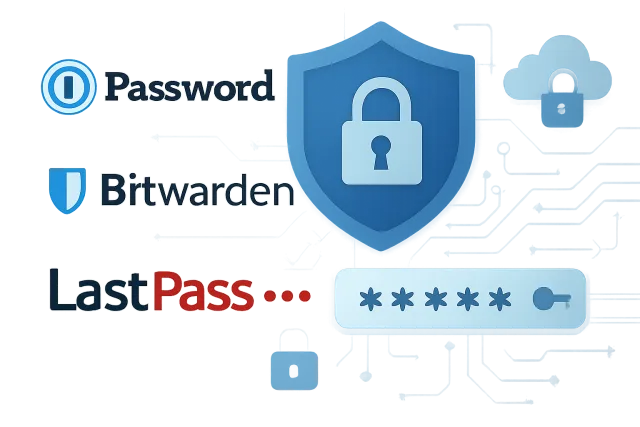 Comparison of 1Password, Bitwarden, and LastPass password managers
