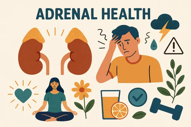 Adrenal Fatigue health concept