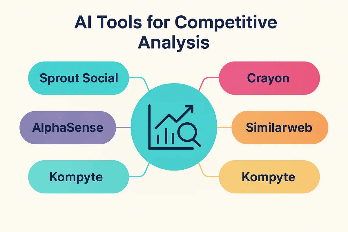 AI Tools for Competitive Analysis infographic