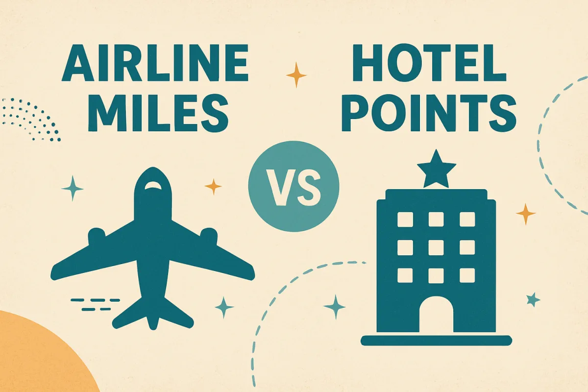 Comparison of airline miles and hotel points
