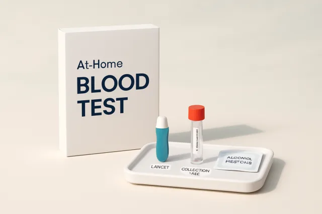 At-home blood testing kits for health monitoring