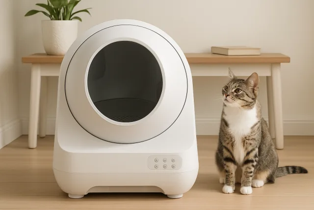 Automatic litter boxes for cats