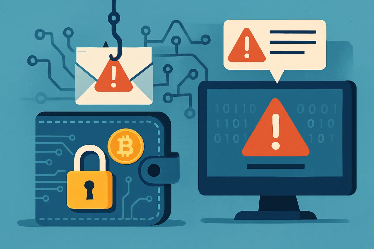 Image representing the concept of avoiding crypto phishing scams.