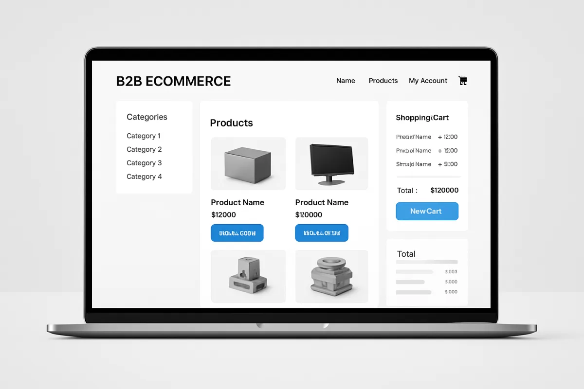 B2B eCommerce website setup