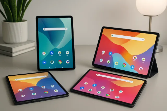 Best Android Tablets displayed on a modern desk