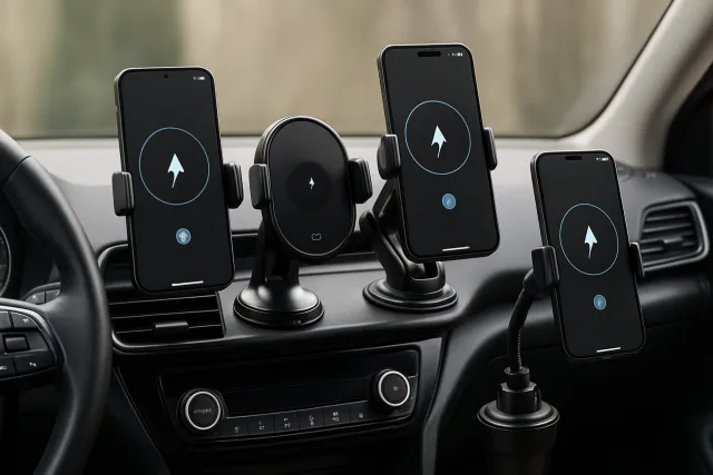 Best car phone mounts displayed in a vehicle