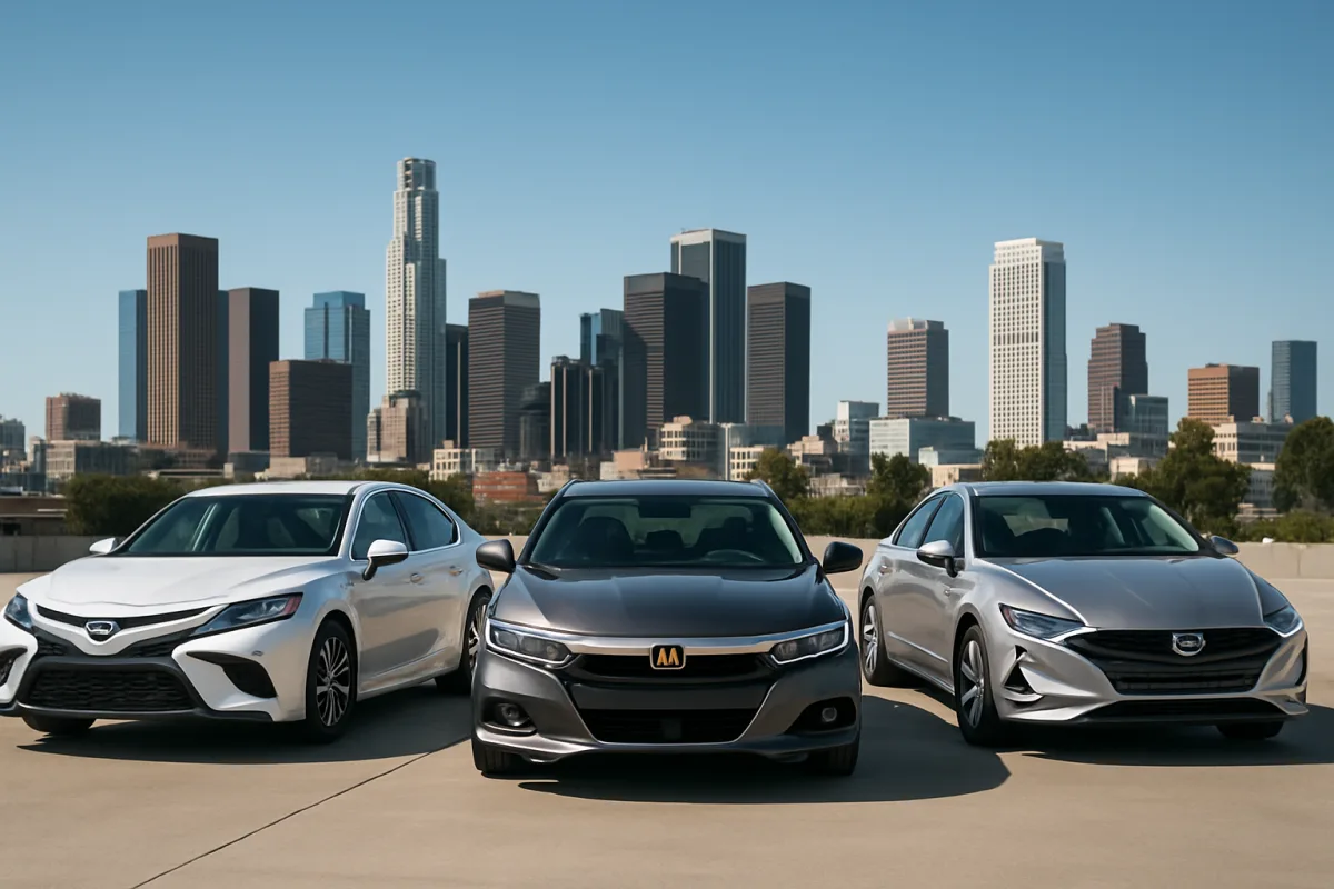 Best Cars for Uber Drivers - Toyota Camry, Honda Accord, Hyundai Sonata
