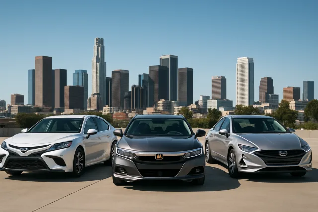 Best Cars for Uber Drivers - Toyota Camry, Honda Accord, Hyundai Sonata