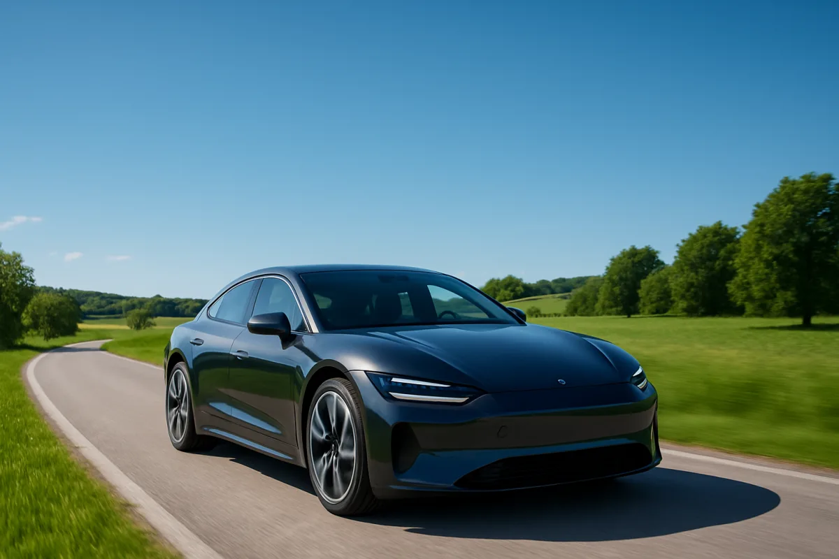 Best Electric Cars on a scenic road