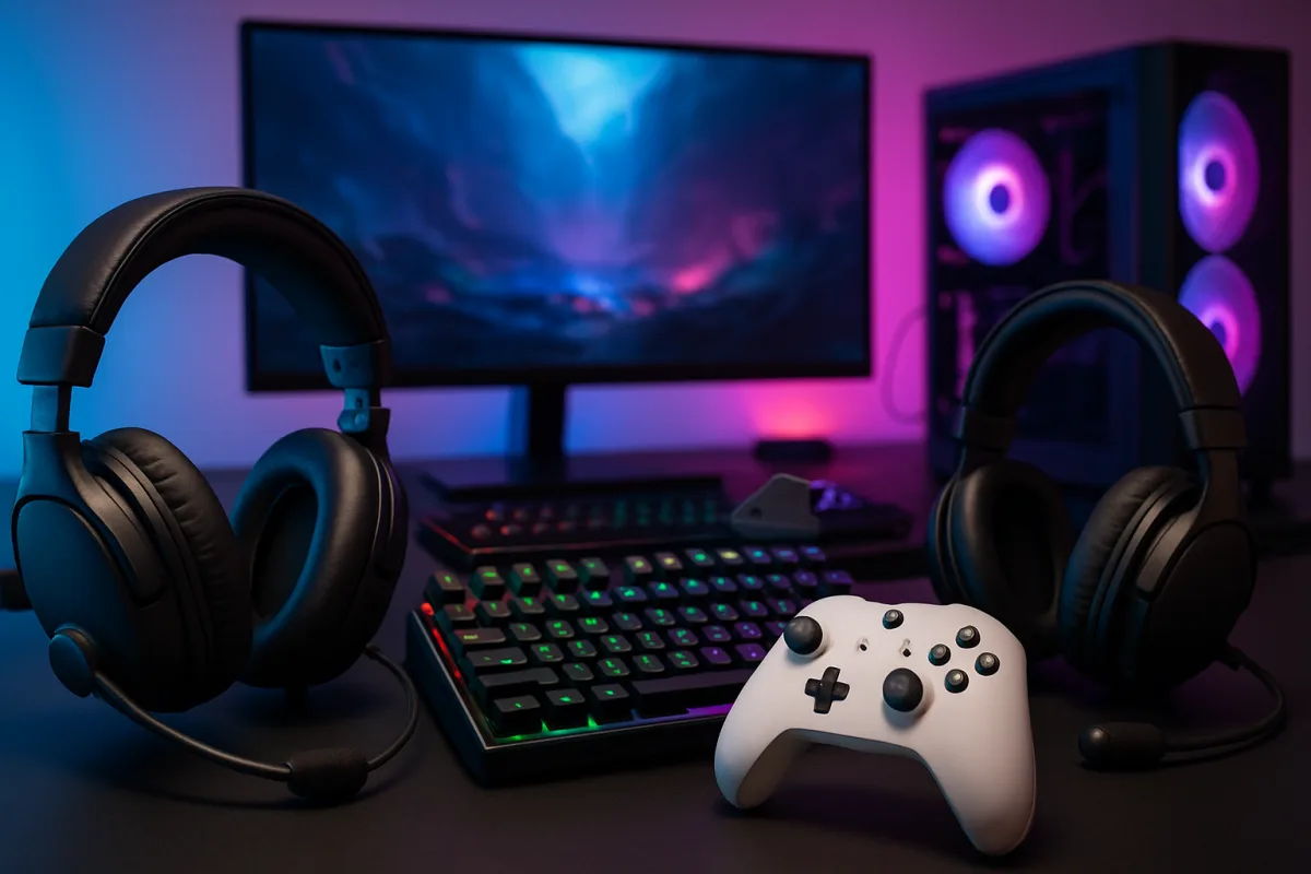Best gaming accessories including headsets, keyboards, and controllers