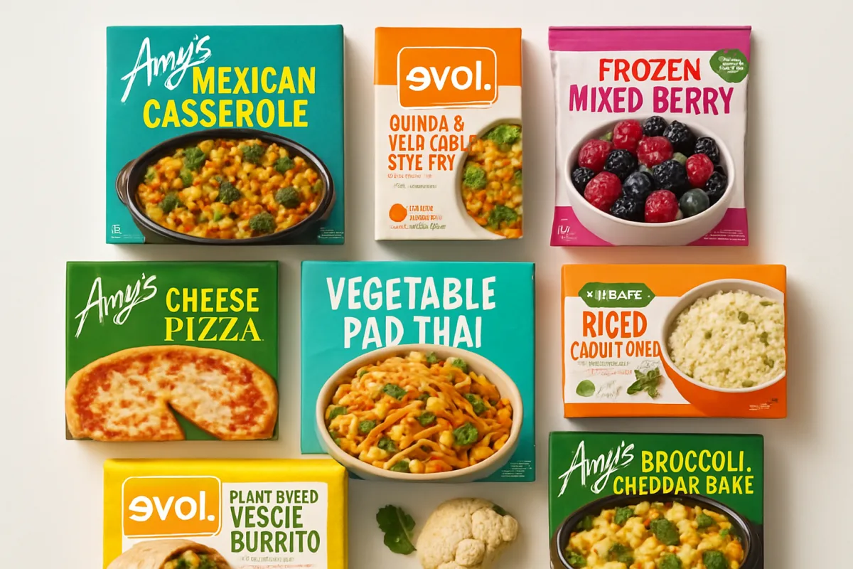 Healthy frozen foods from top brands