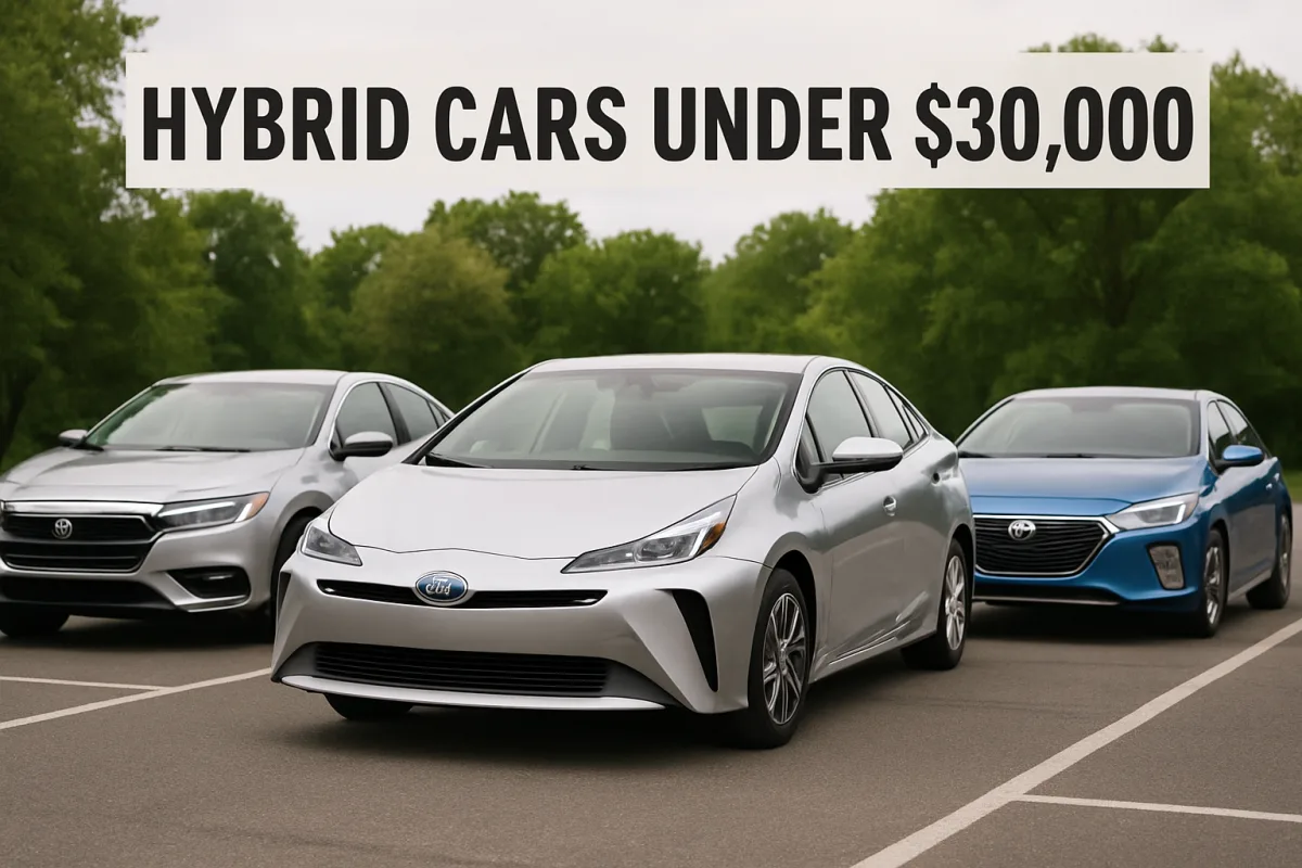Best Hybrid Cars Under $30000