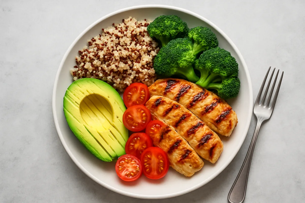 Meal plans for muscle gain with high-protein foods