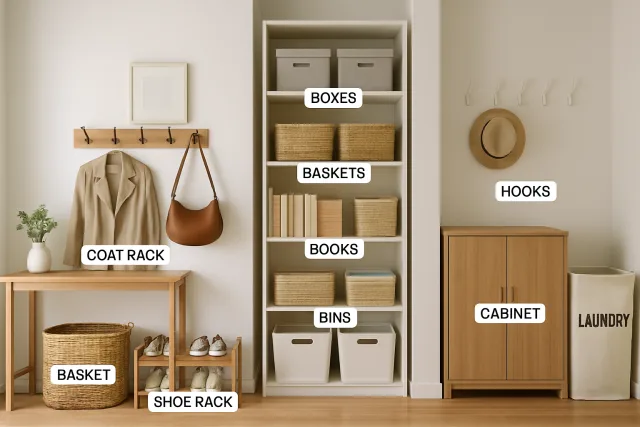 organization tips for home
