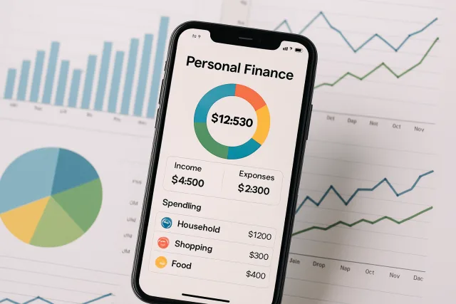 Best Personal Finance Apps interface on a smartphone