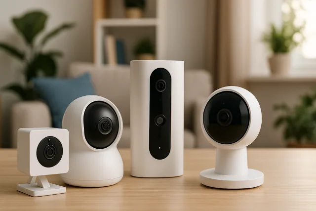 Smart home security cameras