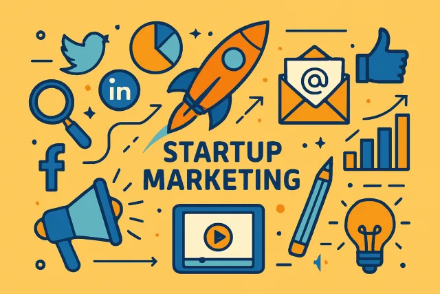 startup marketing strategies visual representation