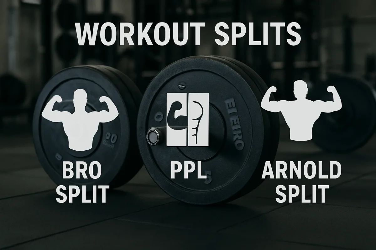 Bro Split vs PPL vs Arnold Split workout comparison