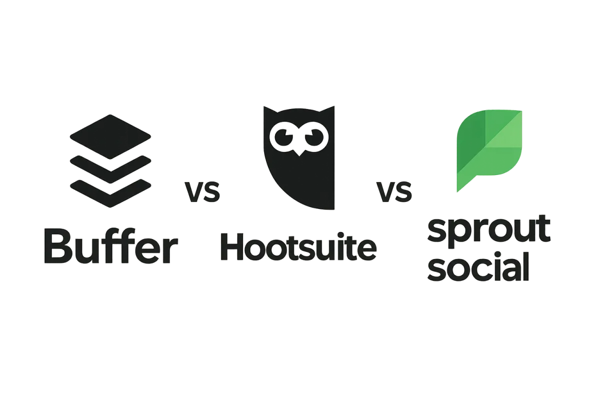 Buffer vs Hootsuite vs Sprout Social comparison