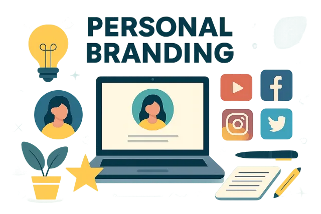Build a personal brand guide illustration