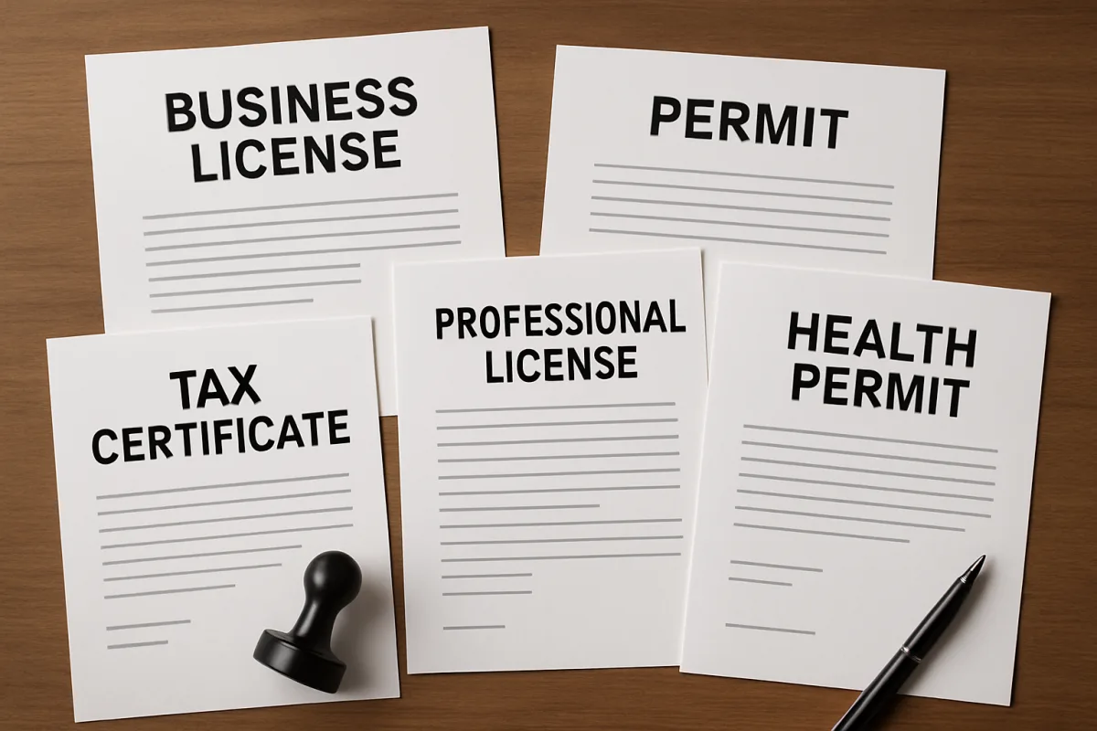 business licenses and permits