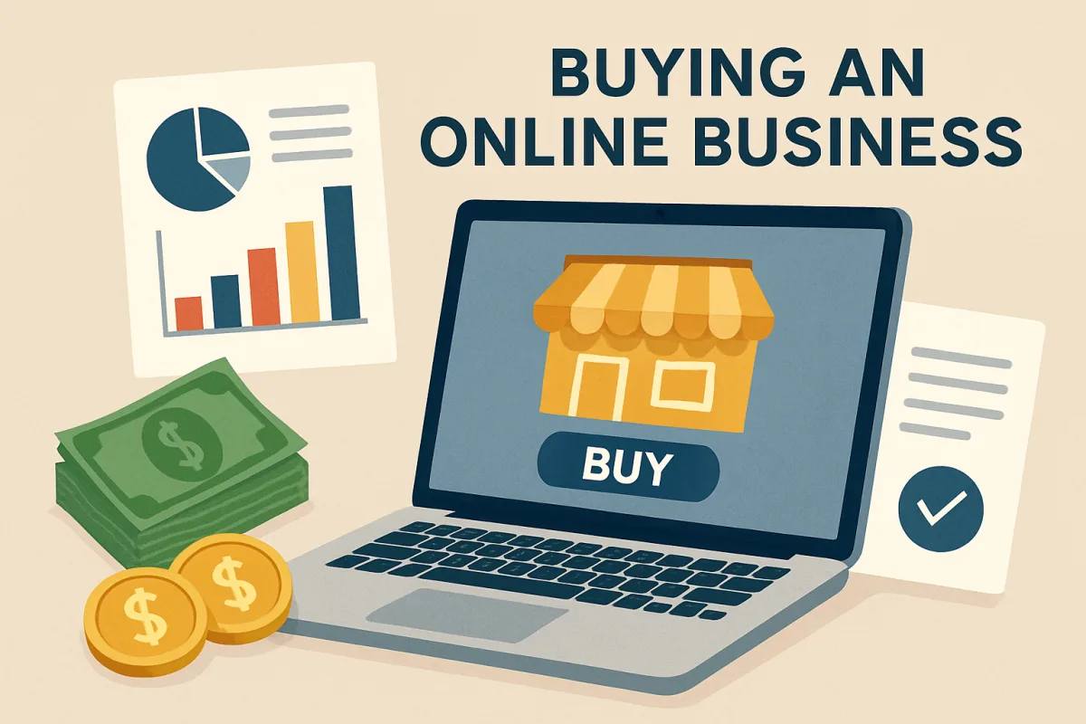 Buying an online business guide