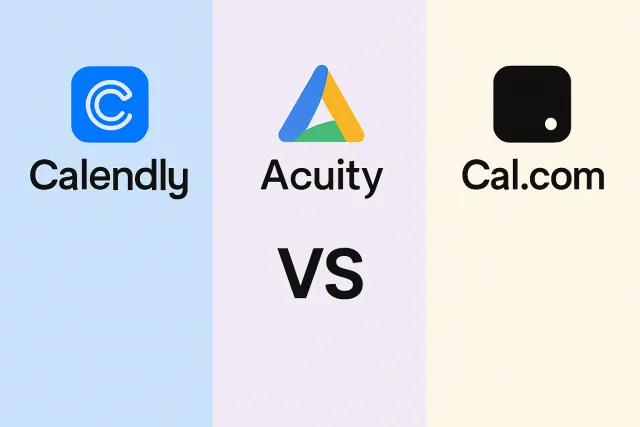 Calendly vs Acuity vs Cal.com scheduling tools comparison