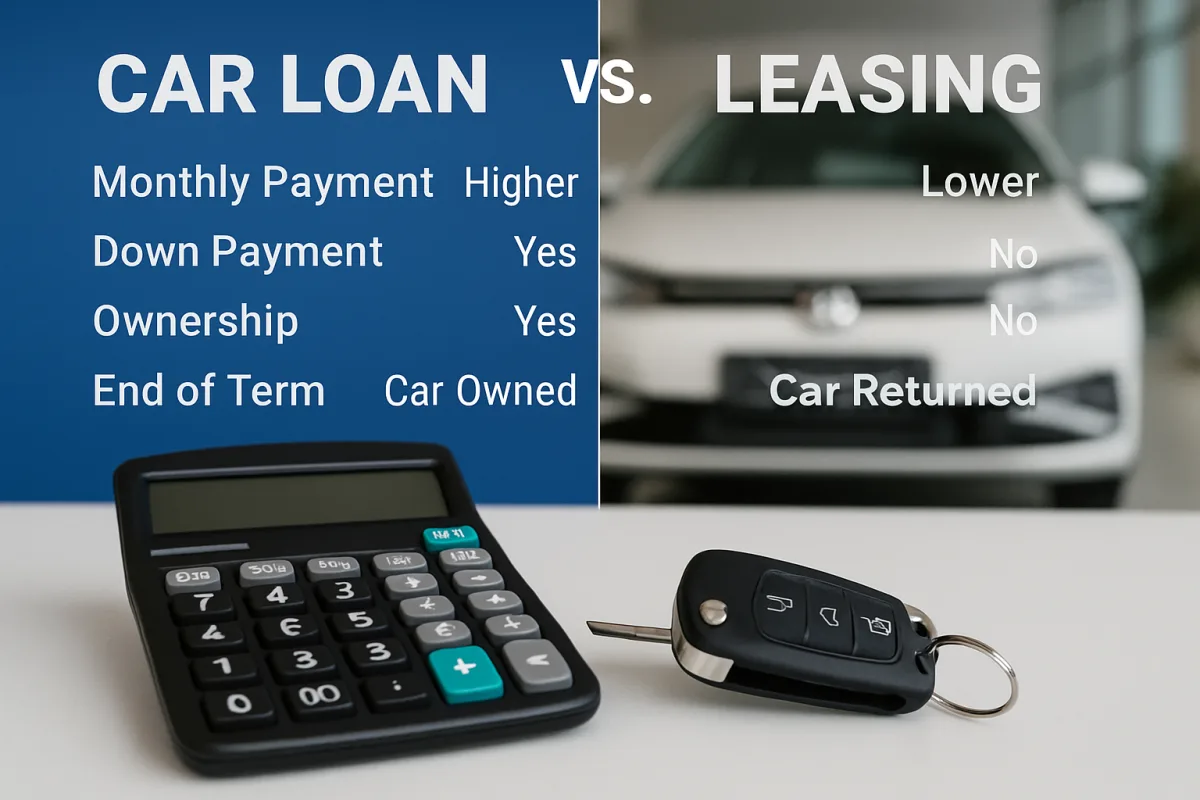 Comparison of Car Loans vs Leasing