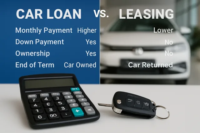 Comparison of Car Loans vs Leasing