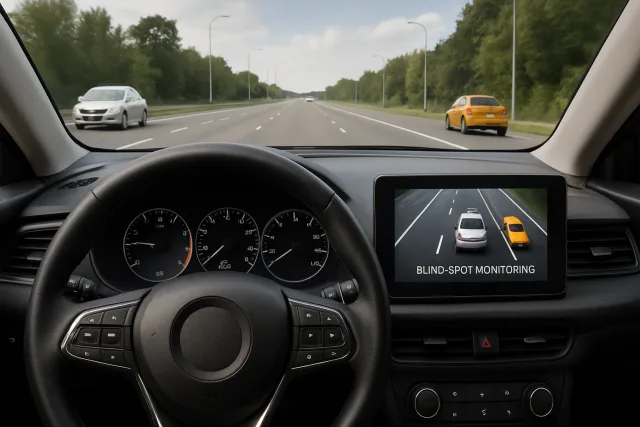 Blind spot technology in cars