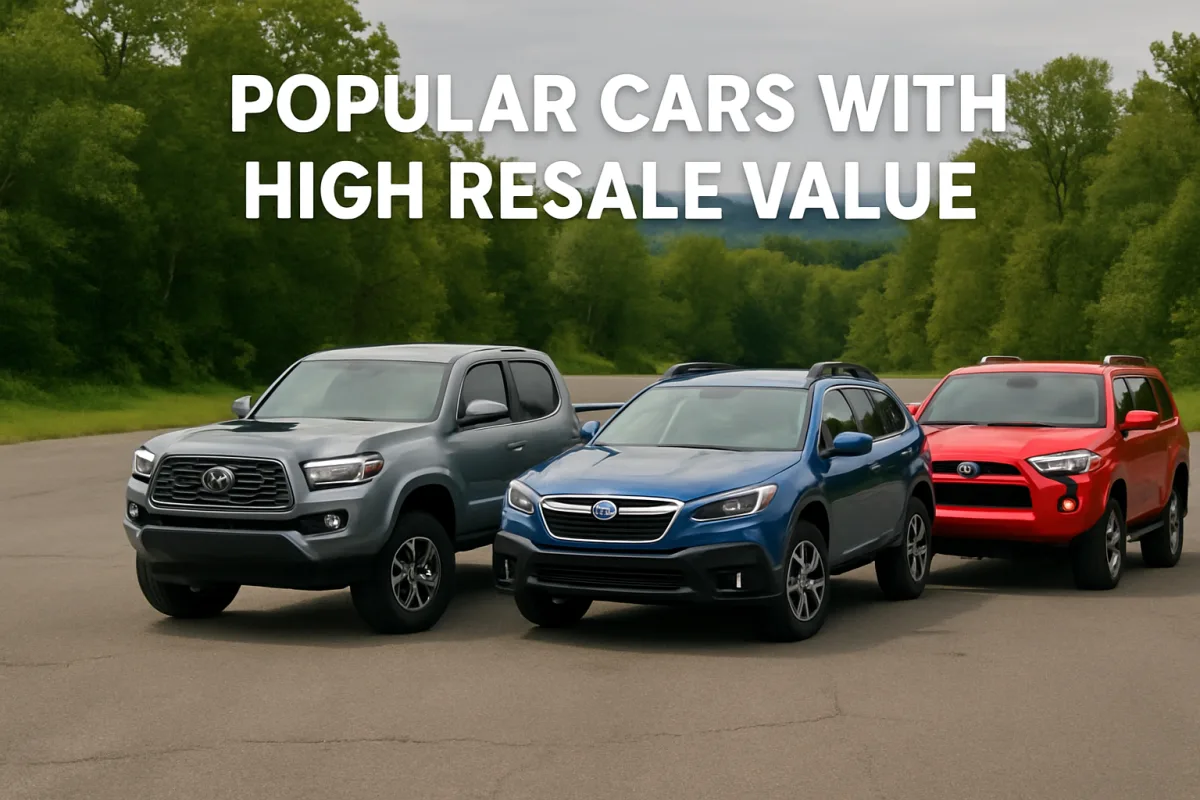 Cars with the best resale value