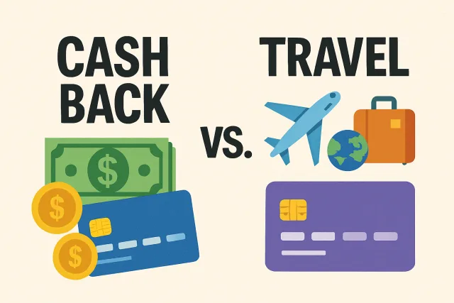 Cash Back vs Travel Credit Cards comparison