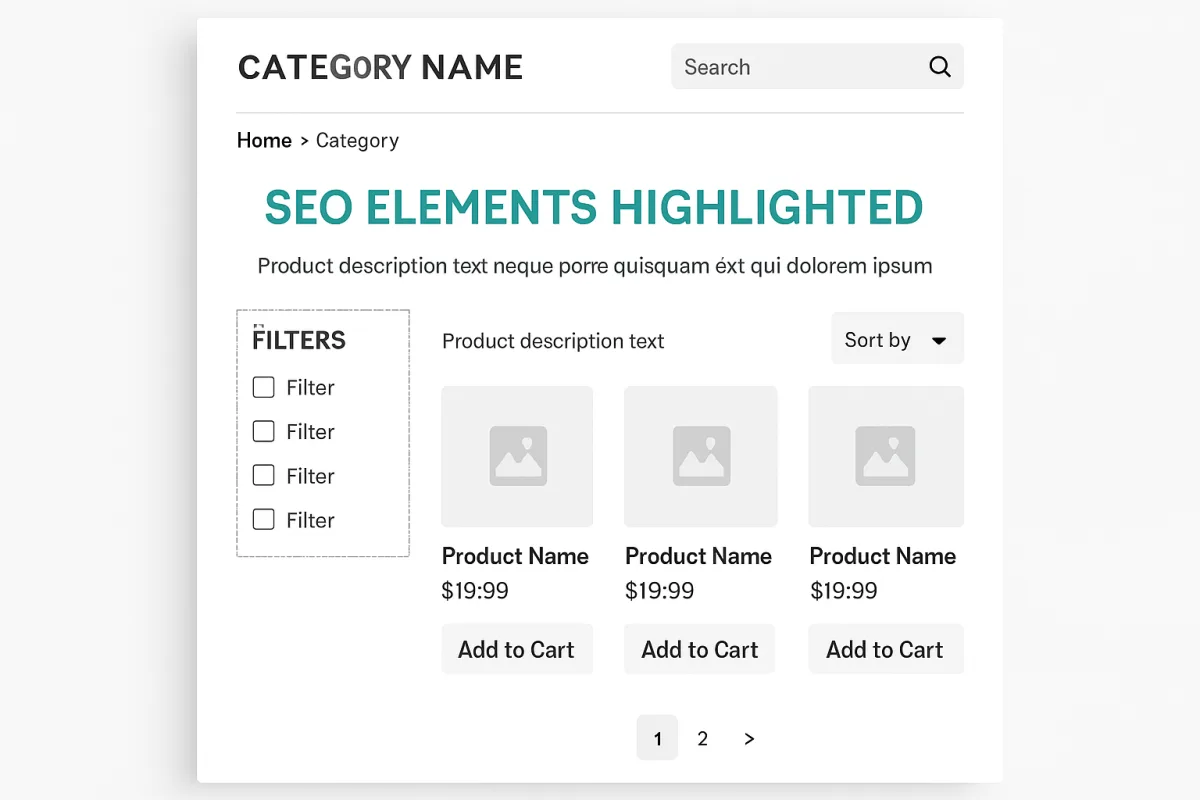 Category Page SEO for Online Stores