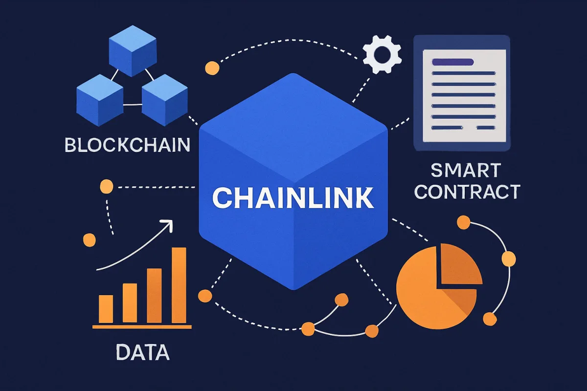 Chainlink decentralized oracle network illustration
