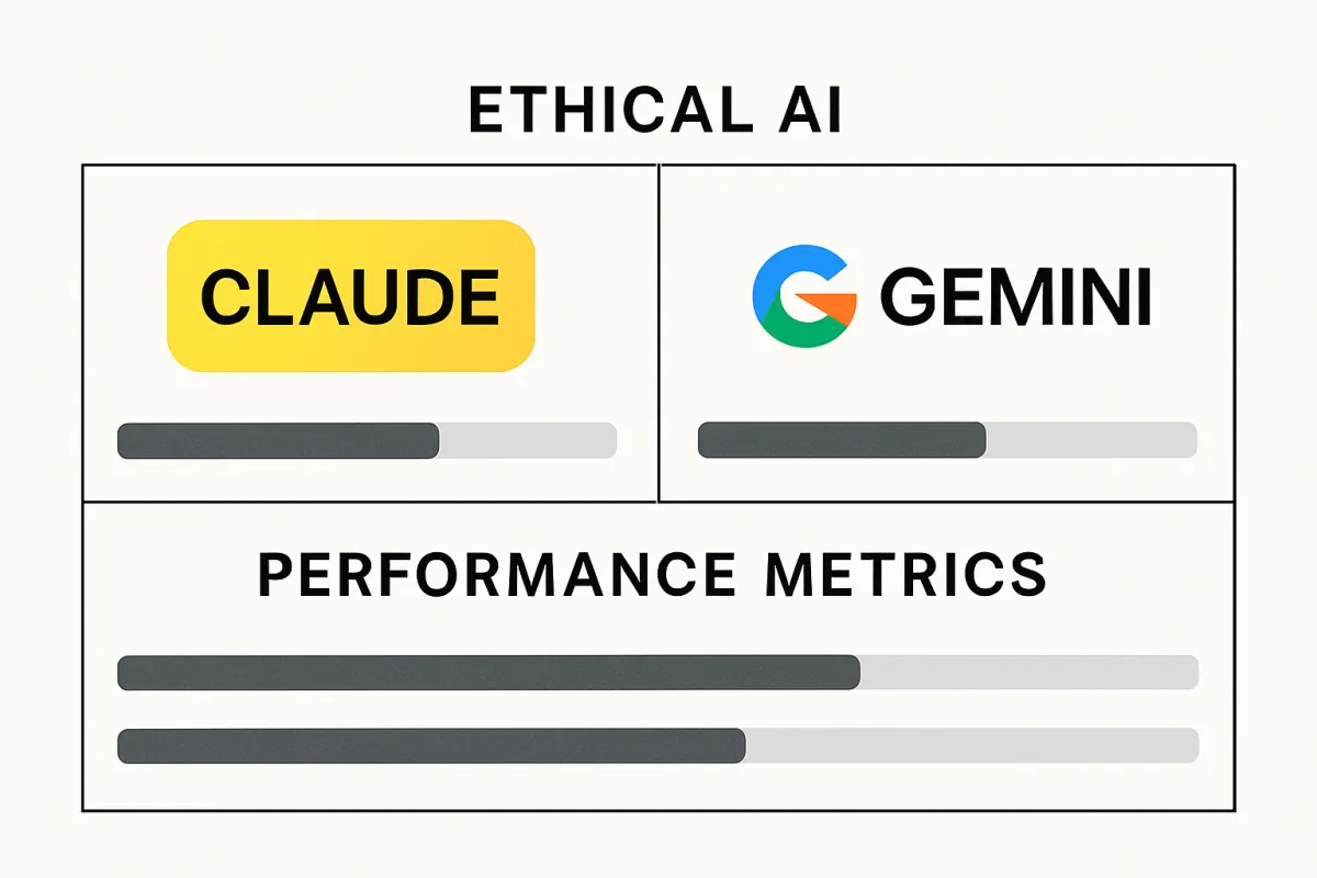 Comparison of Claude and Gemini AI models