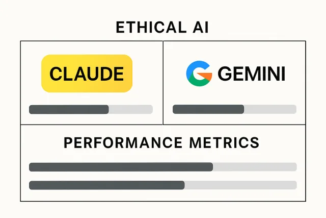 Comparison of Claude and Gemini AI models