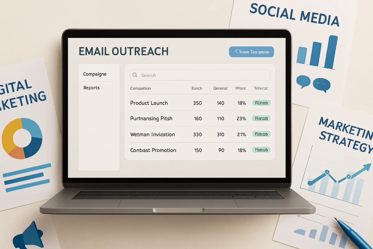 Cold Email Outreach Automation tools interface