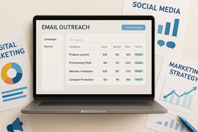 Cold Email Outreach Automation tools interface