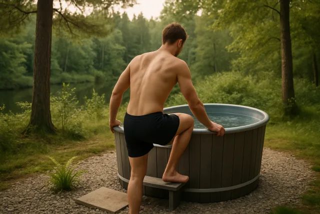 Cold plunge tub for lifestyle benefits
