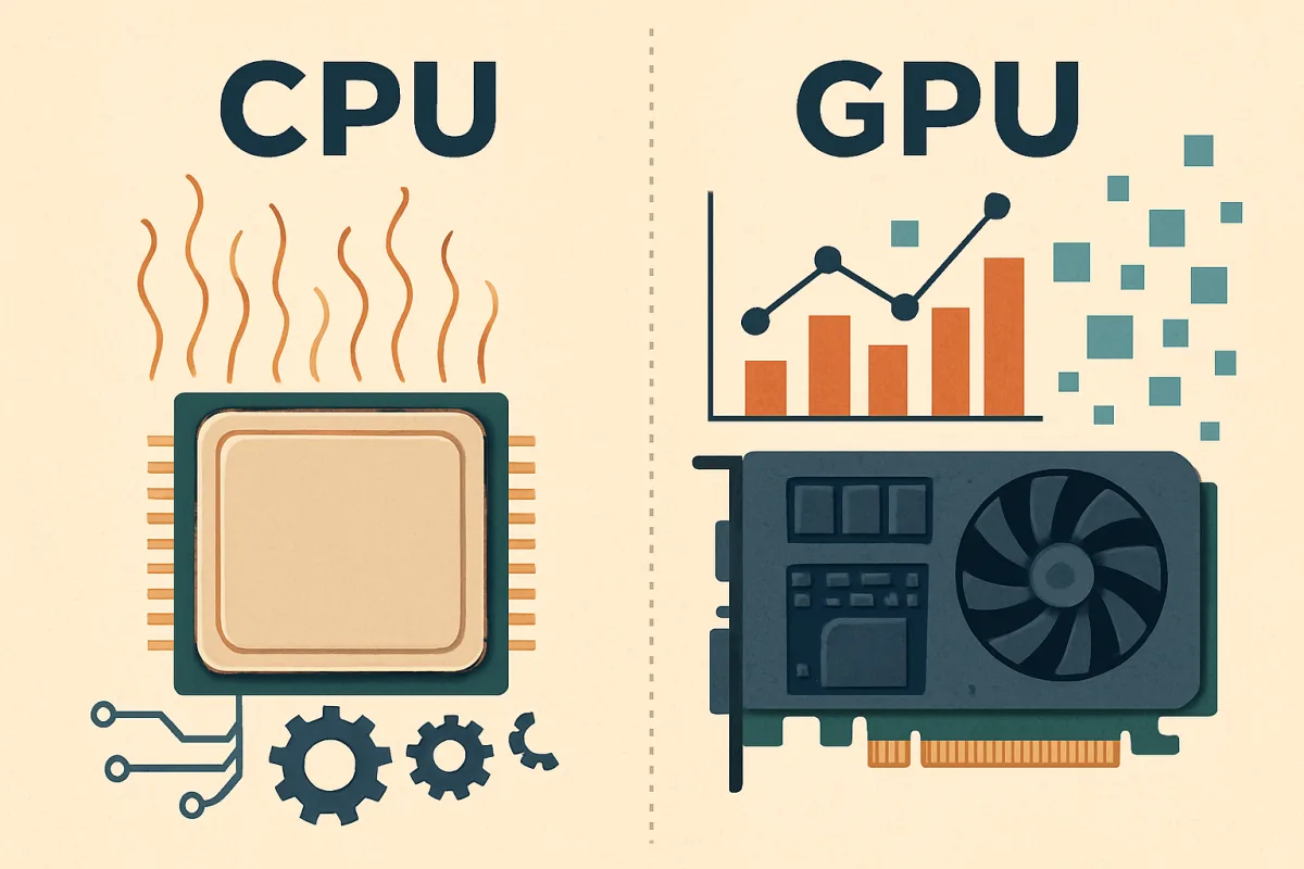 CPU vs GPU comparison image