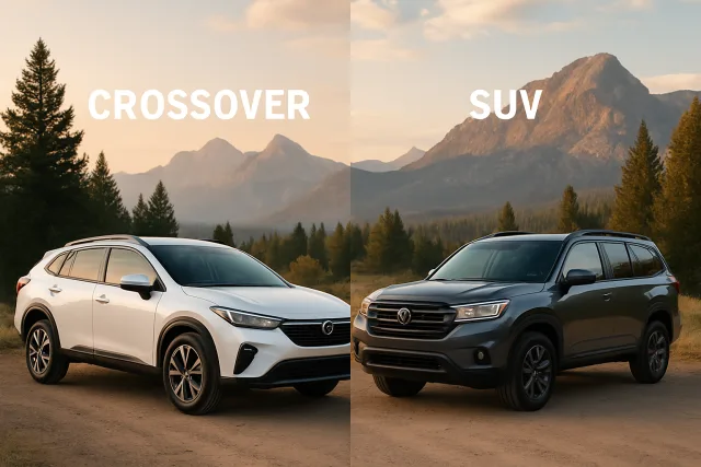 Comparison of crossovers and SUVs