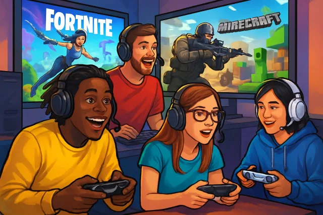 Crossplay games featuring Fortnite, Call of Duty, and Minecraft