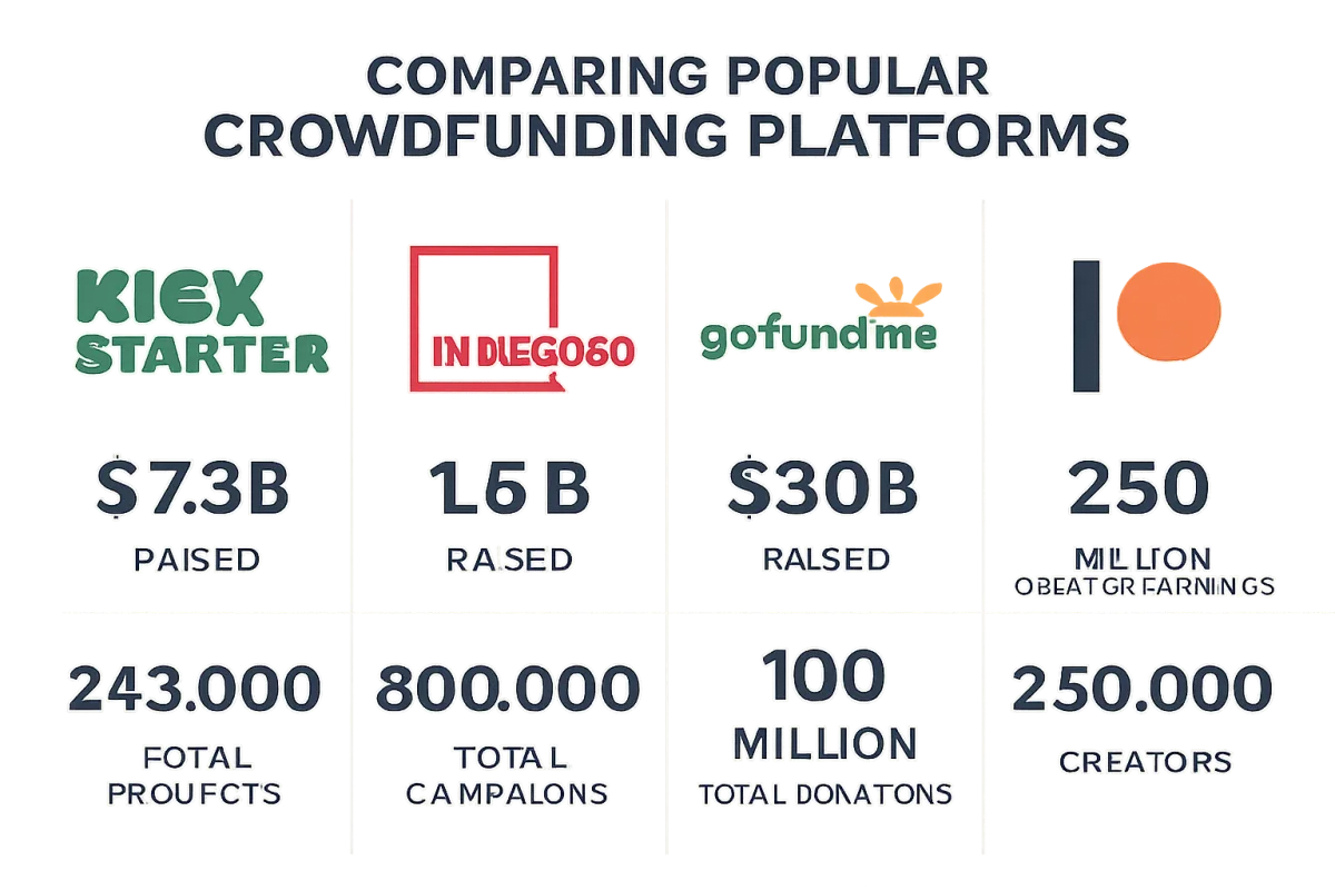 Comparison of crowdfunding platforms