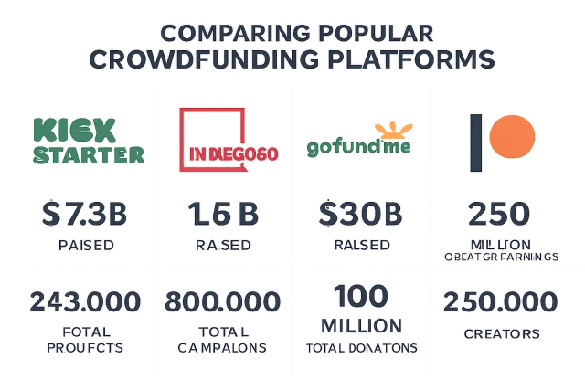 Comparison of crowdfunding platforms
