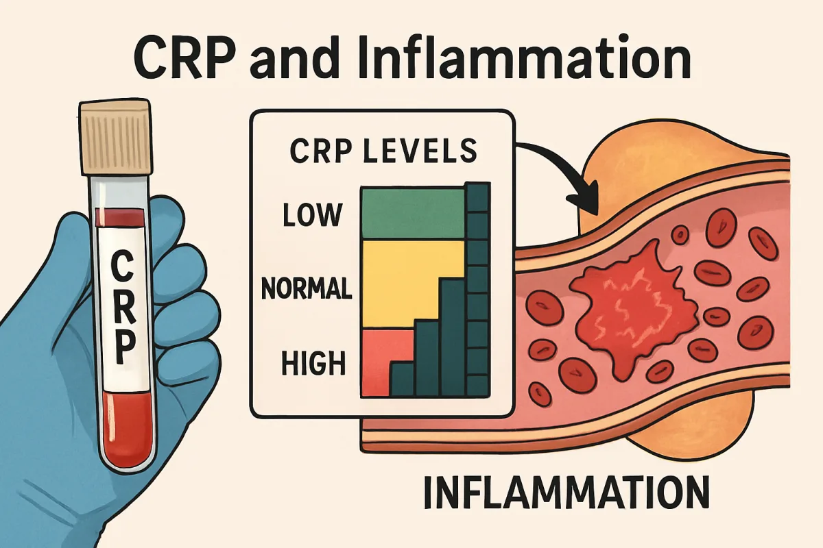 CRP levels and inflammation indicators