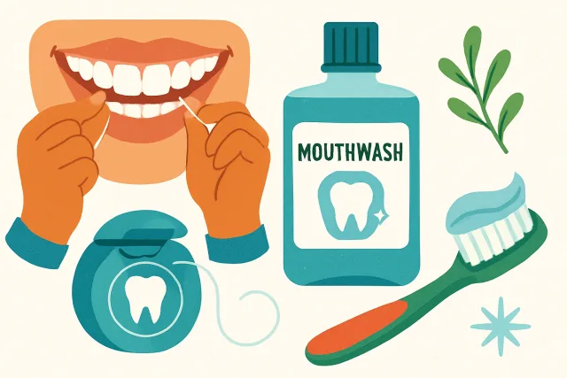 Dental health practices beyond brushing