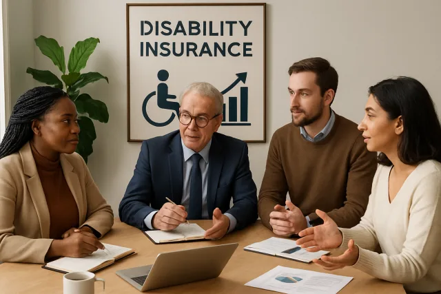 Disability Insurance concept illustration
