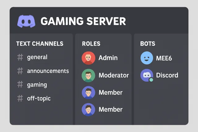 Discord server setup for gamers