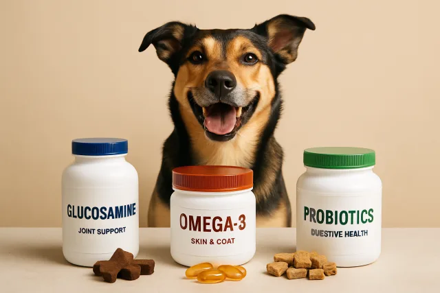 Dog supplements for health and wellness