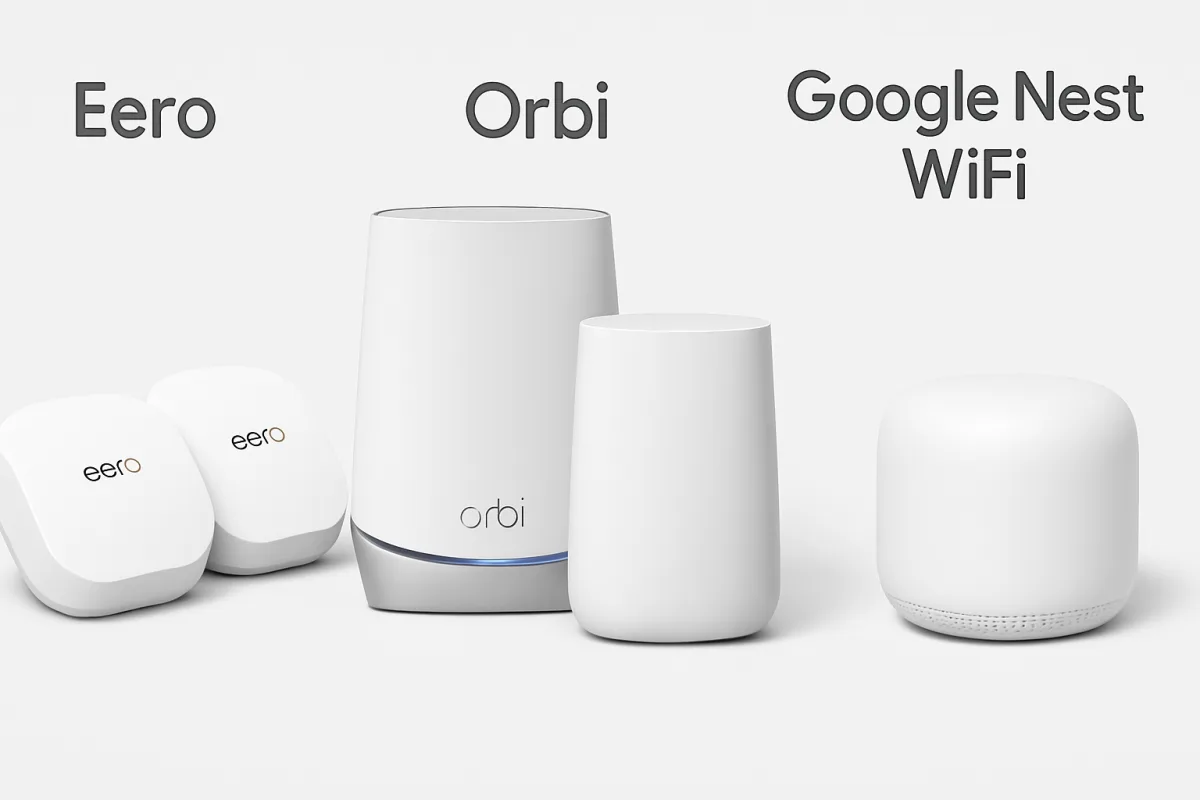 Eero vs Orbi vs Google Nest WiFi comparison